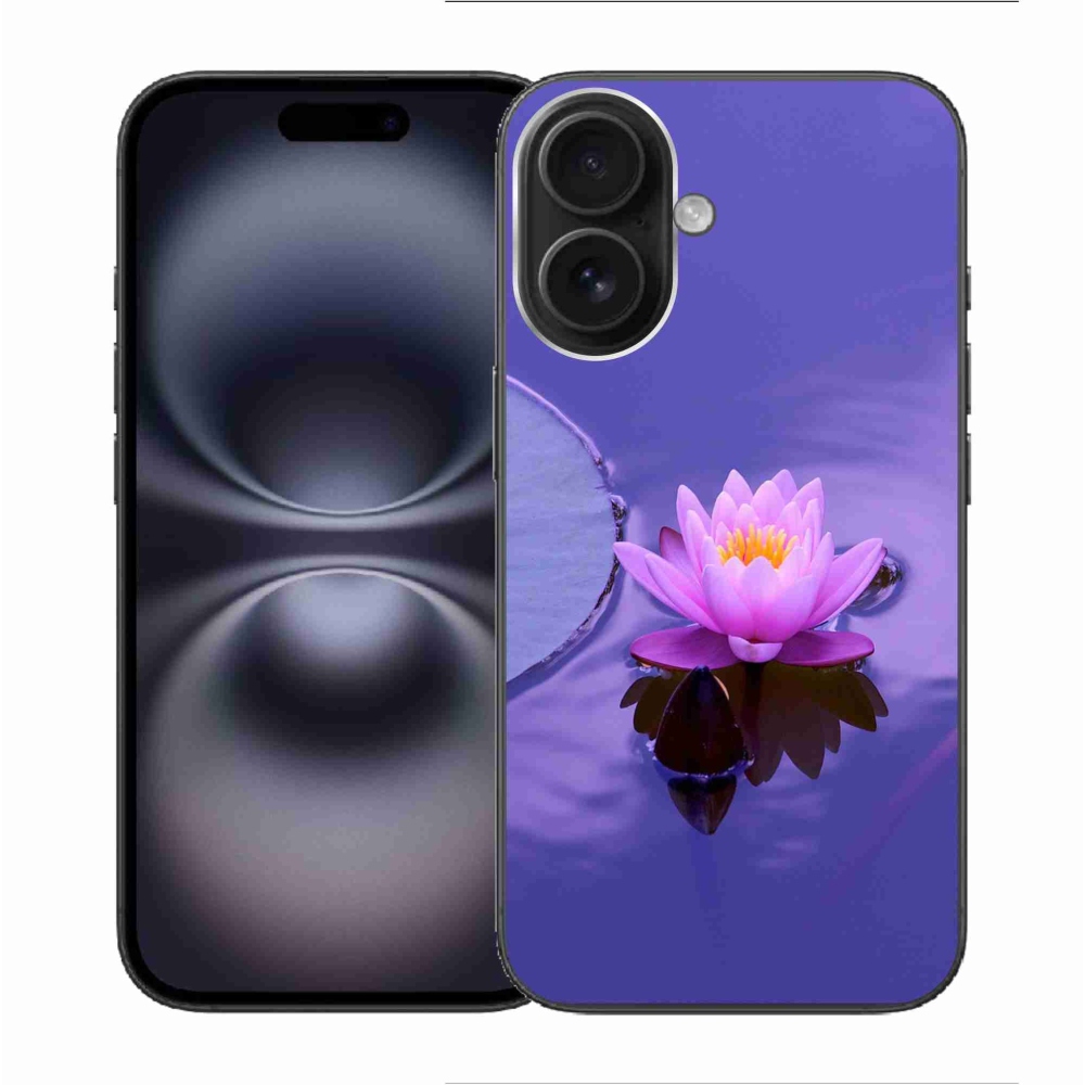 Gél tok mmCase iPhone 16 készülékhez - virág a vízen