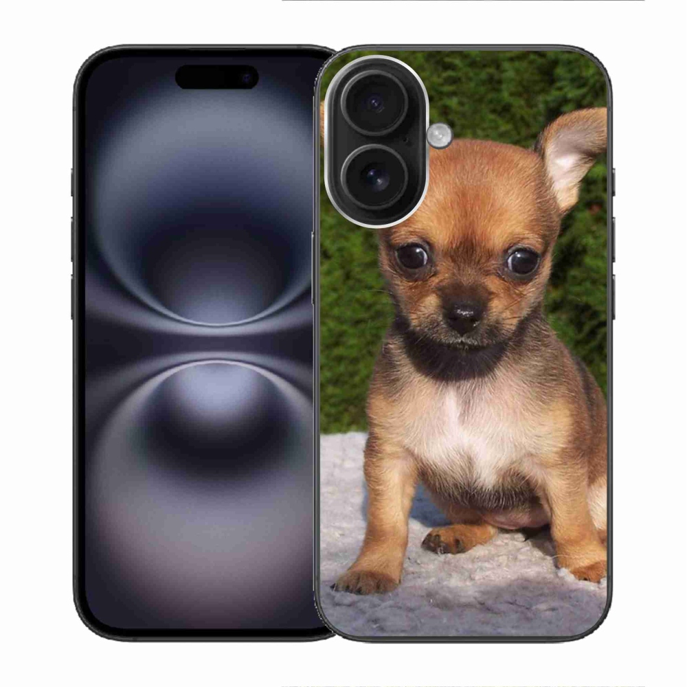 Gél tok mmCase iPhone 16 készülékhez - chihuahua 3