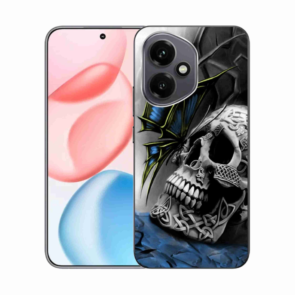 Zselés borítás mmCase a Honor 400-hoz - pillangó és koponya