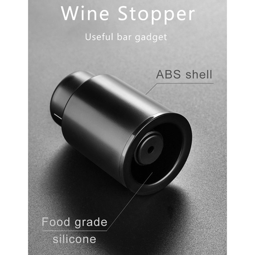 Bor- és prosecco kupak dátumjelzővel - fekete