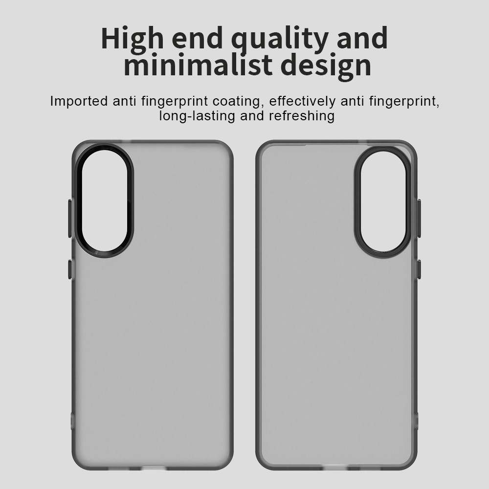 Candys matt zselés tok Samsung Galaxy S25 Edge készülékhez - fekete