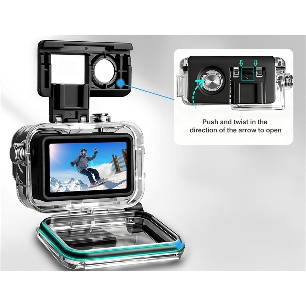 54 darabos kiegészítőkészlet DJI Osmo Action 6 drónhoz, vízálló tokkal
