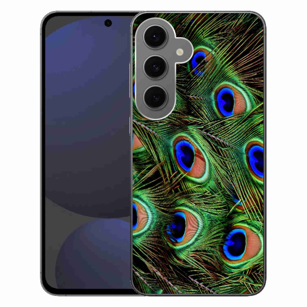 Zselés borítás mmCase Samsung Galaxy S24 FE készülékhez - pávatoll