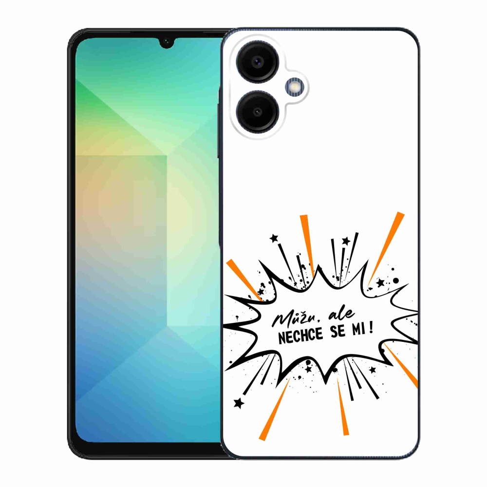 Gél borító mmCase Samsung Galaxy A06 4G - vicces szöveg 11 fehér háttér