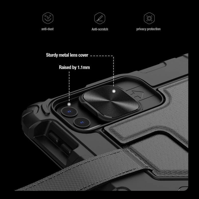 Nillkin Bumper GO billentyűzet tok (háttérvilágításos verzió) iPad Air 4/5/10.9 2020/11 2024/ Pro 11 2020/2021/2022 Fekete