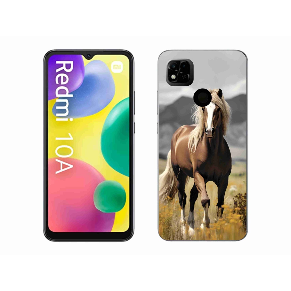 Gél borítás mmCase a Xiaomi Redmi 10A - barna ló 1