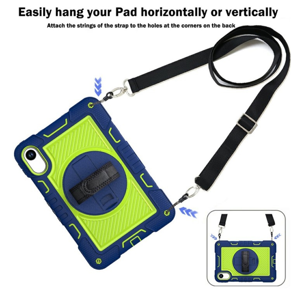 Strape tartós borító kézi fogantyúval és pánttal Xiaomi Redmi Pad 2 - kék/zöld