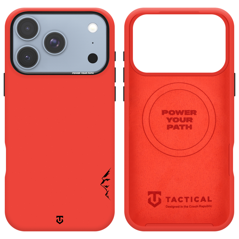 Tactical MagForce Velvet Smoothie 2.0 tok az Apple iPhone 18 Pro/17 Pro készülékhez, Chilli színben