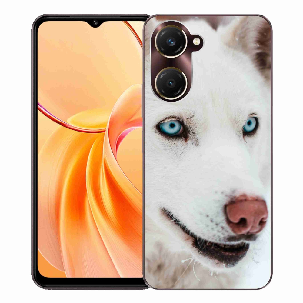 Zselés borítás mmCase a Vivo Y28s 5G-n - kutyaszemmel nézve