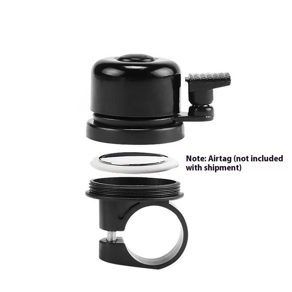 Kerékpárcsengő integrált lopásgátló tartóval AirTag-hez