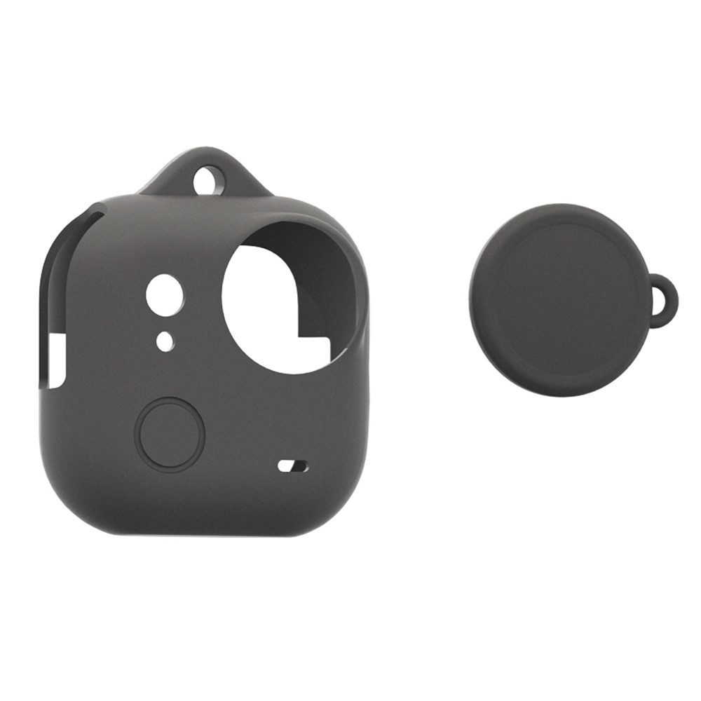 Szilikon védőtok lencsevédővel Insta360 GO Ultra készülékhez - fekete