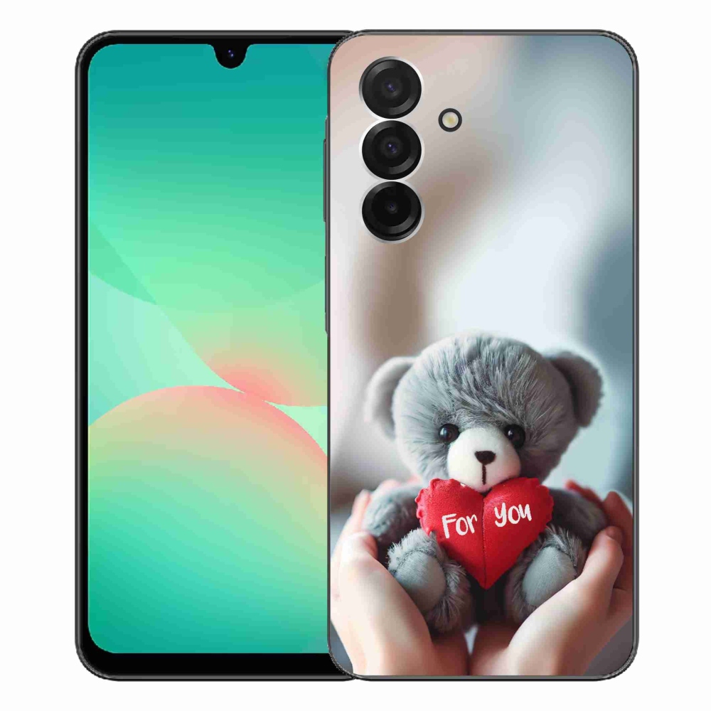 Gél borítás mmCase Samsung Galaxy A26 5G - mackó a szerelmesek számára