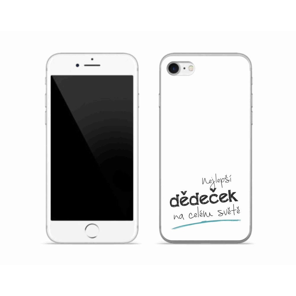 Gél borítás mmCase iPhone SE (2020) - Legjobb nagypapa 3 fehér háttér