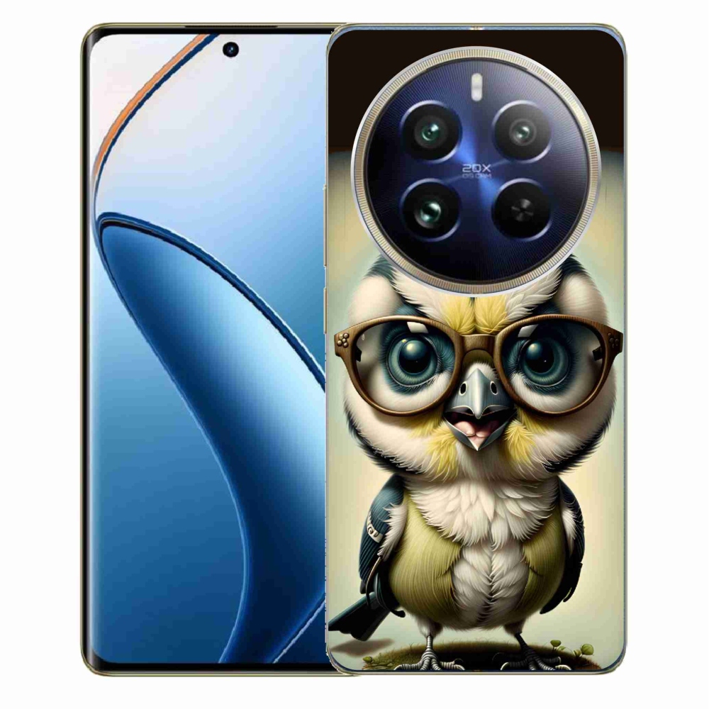 Zselés borítás mmCase a Realme 12 Pro 5G/12 Pro+ 5G - kölyök szemüveggel