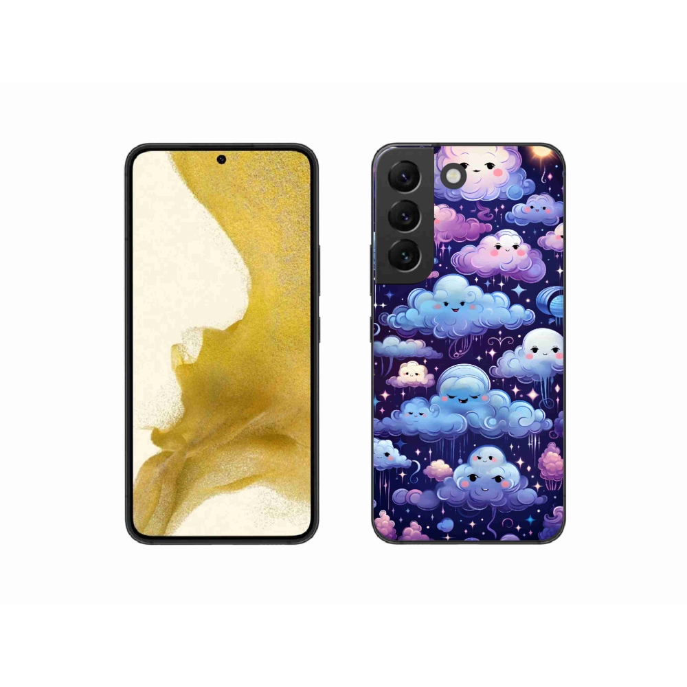 Zselés borítás mmCase Samsung Galaxy S22 5G - felhők