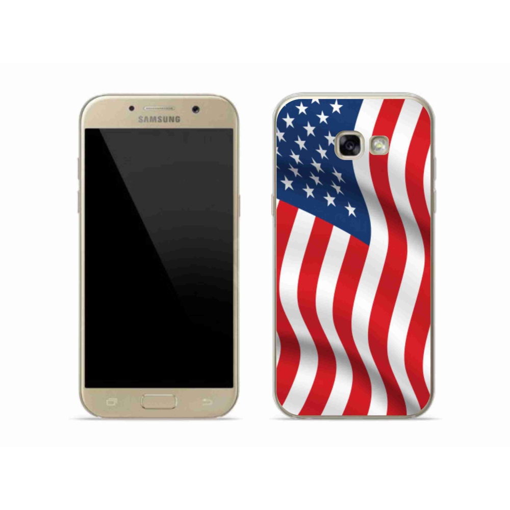 Gél védőhuzat mmCase Samsung Galaxy A5 (2017) - amerikai zászlóhoz
