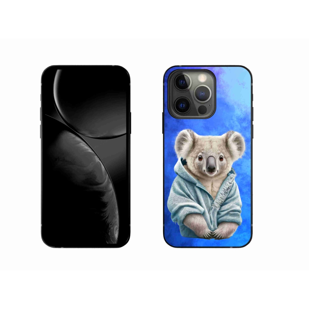 Zselés borítás mmCase iPhone 13 Pro készülékhez - koala pulóverben