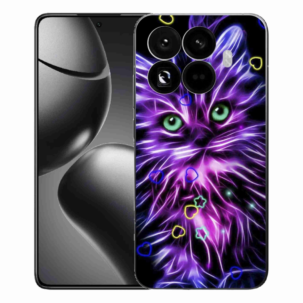 Gél borítás mmCase a Xiaomi 15T Pro számára - absztrakt macska