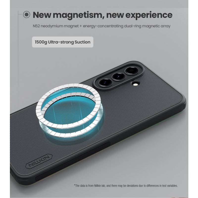 Nillkin Super Frosted PRO mágneses hátlap a Samsung Galaxy A57 készülékhez Fekete