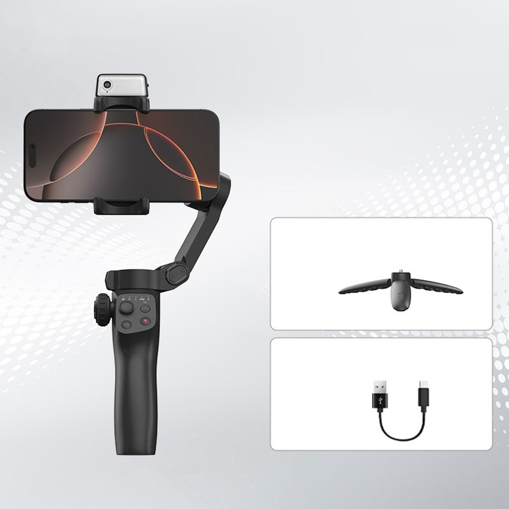 3 tengelyes összecsukható stabilizátor FunSnap CM8 AI mobilhoz