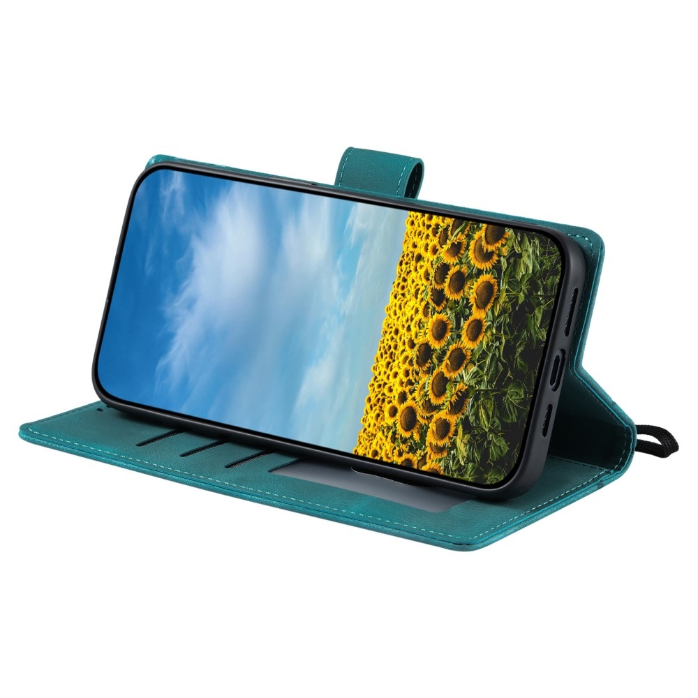 Mandalák könyv tok Xiaomi Redmi Note 14-hez - zöld