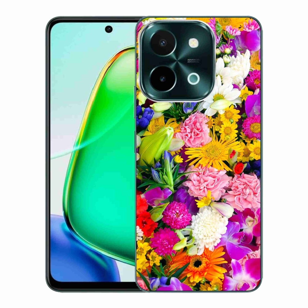 Zselés borítás mmCase a Vivo Y28-hoz - virág 12