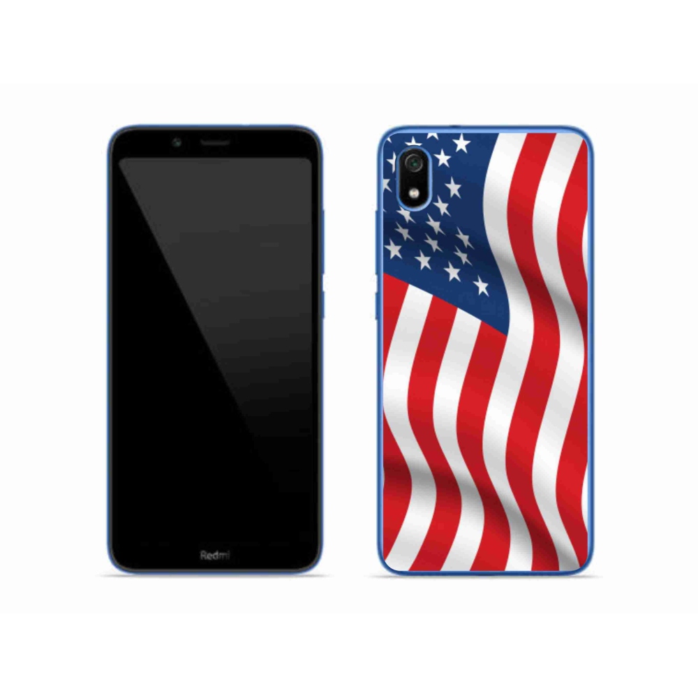 Gél borítás mmCase a Xiaomi Redmi 7A számára - amerikai zászló