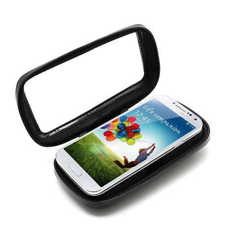 Vízálló kerékpártáska 14 x 7,5 cm méretű mobiltelefonokhoz