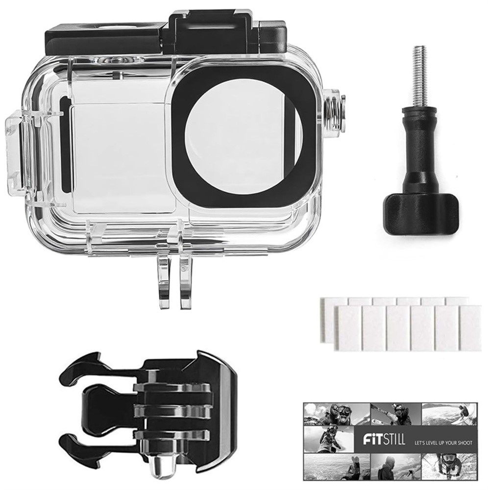 Vízálló tok DJI Osmo Action 5 Pro, Action 4 és Action 3 kamerákhoz dupla tartóval