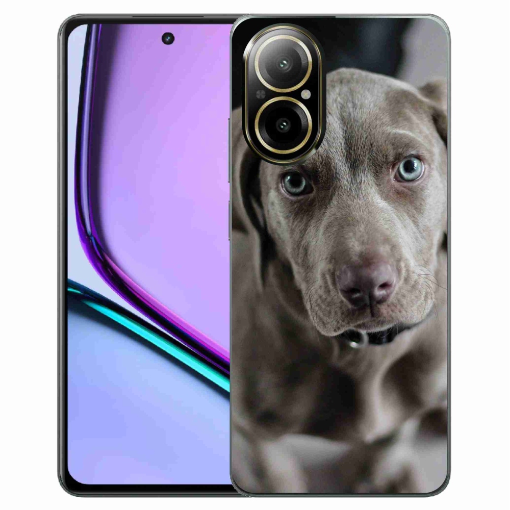 Gélhüvely mmCase a Realme C67 készülékhez - Weimaraner