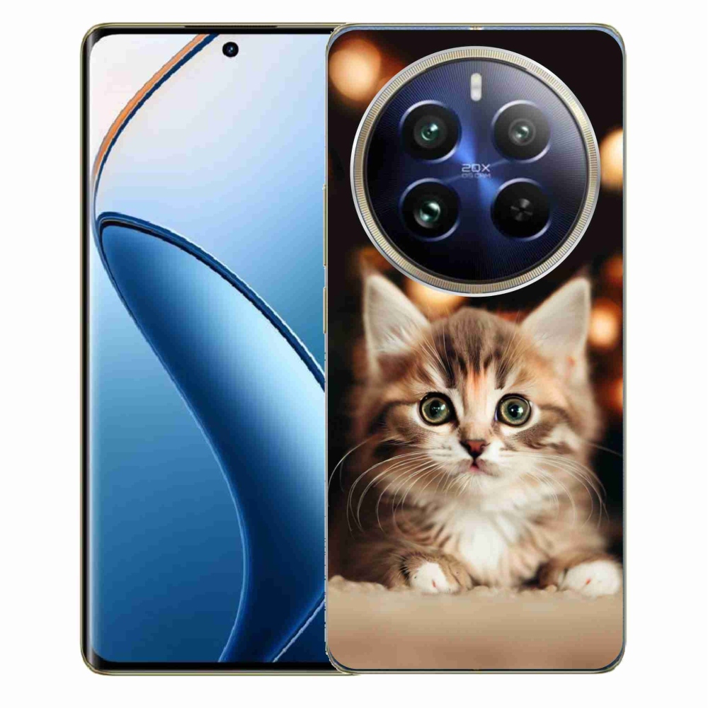 Gél borítás mmCase a Realme 12 Pro 5G/12 Pro+ 5G számára - aranyos cica 2