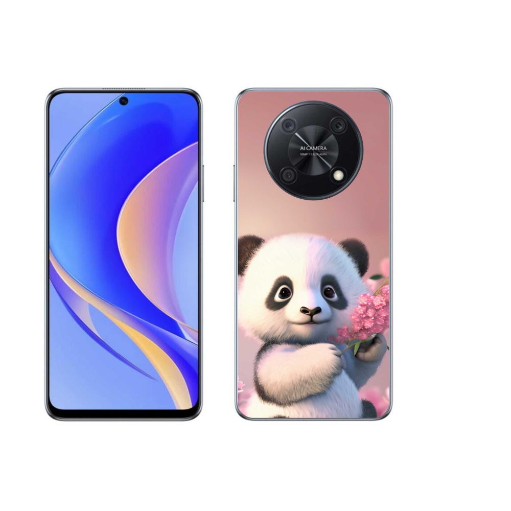 Gél borító mmCase a Huawei Nova Y90 készülékhez - aranyos panda