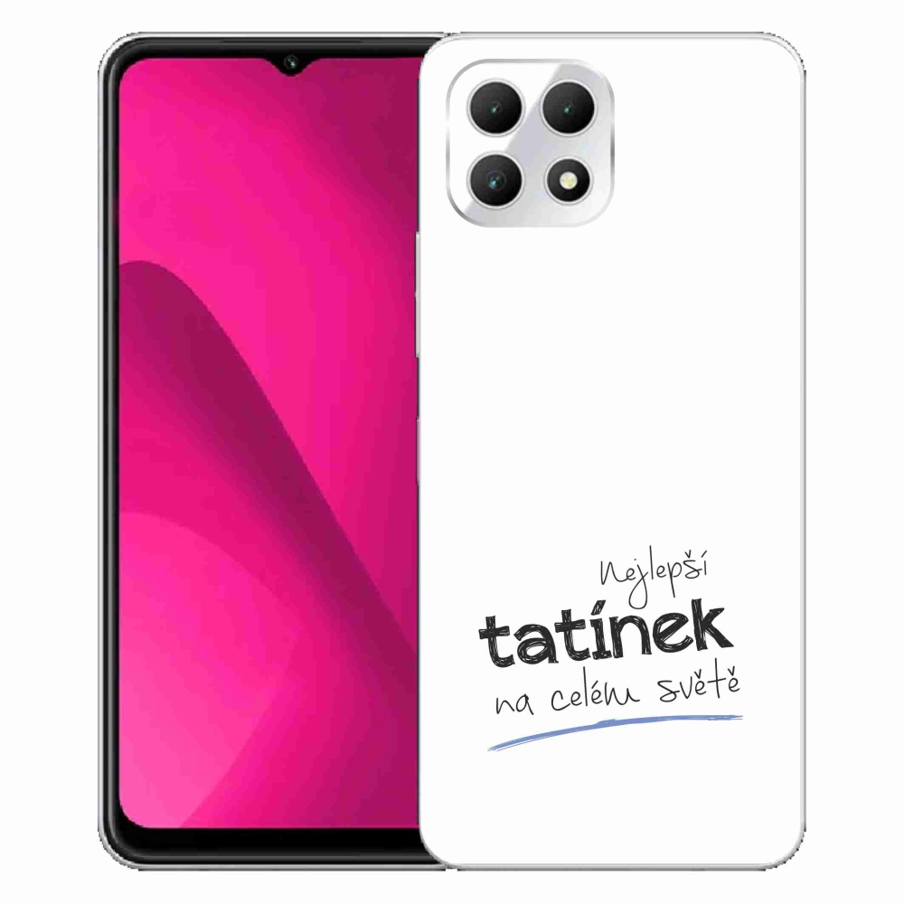 Gél borító mmCase a T-Mobile T Phone 2 - Best Daddy 4 fehér háttérrel