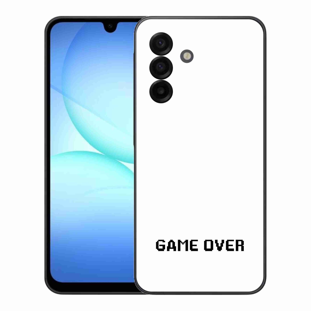 Gél borítás mmCase Samsung Galaxy A17 4G/5G - játék fehér háttérrel