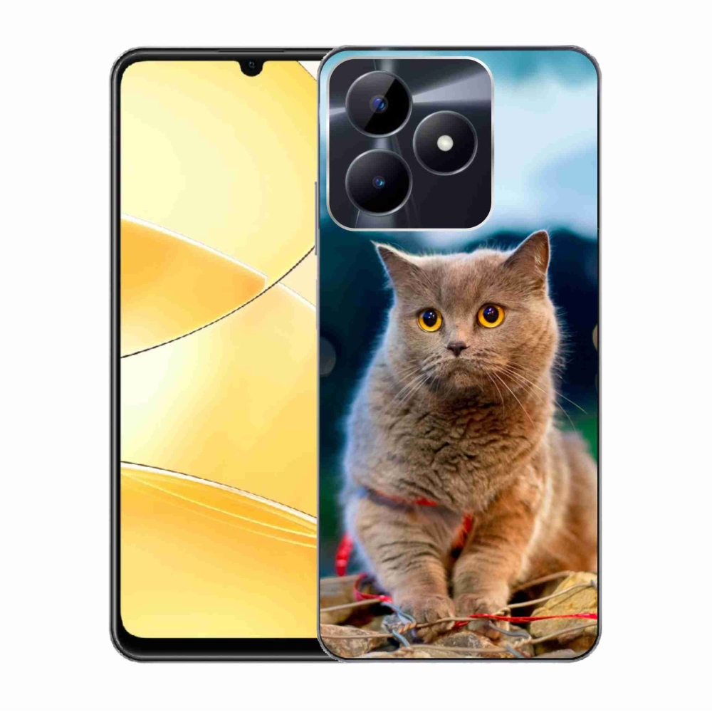 Zselés tok mmCase a Realme C51/C53 készülékhez - brit kék 2