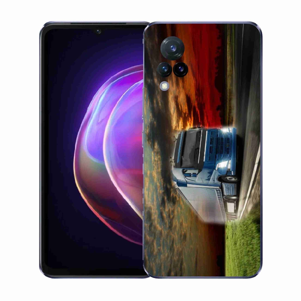 Gél borítás mmCase a Vivo V21 4G/5G készülékhez - teherautó 4