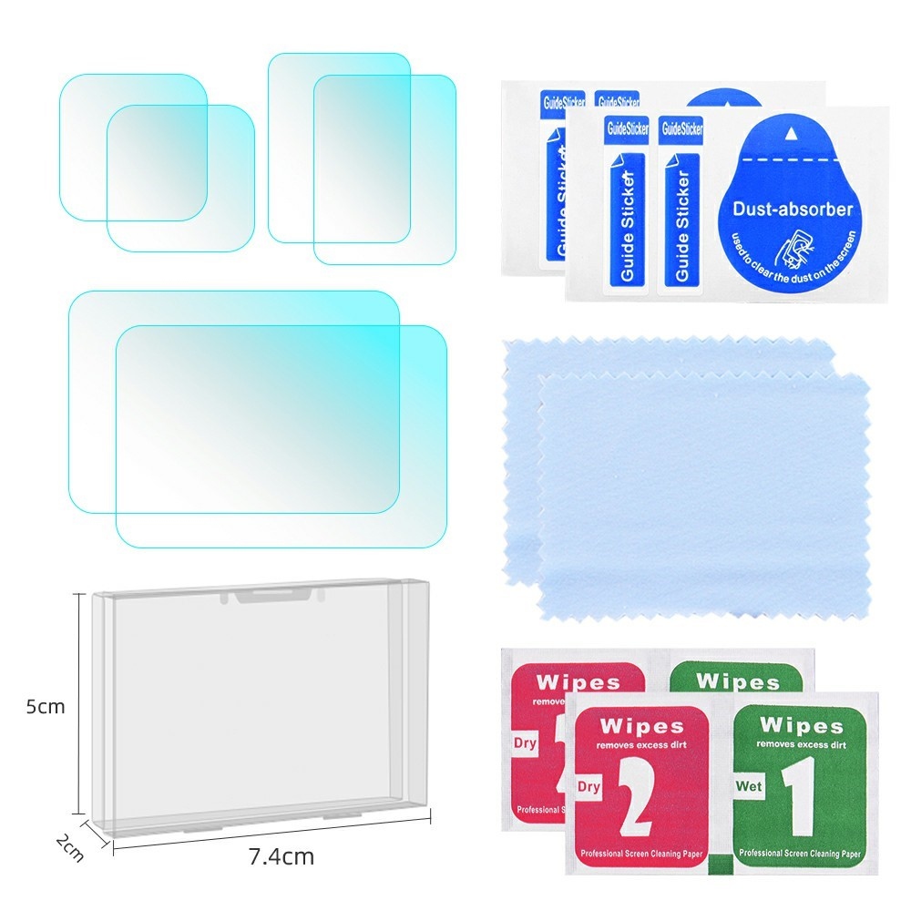 BRDRC 2× edzett üveg GoPro Hero 13 kijelzőhöz és lencséhez