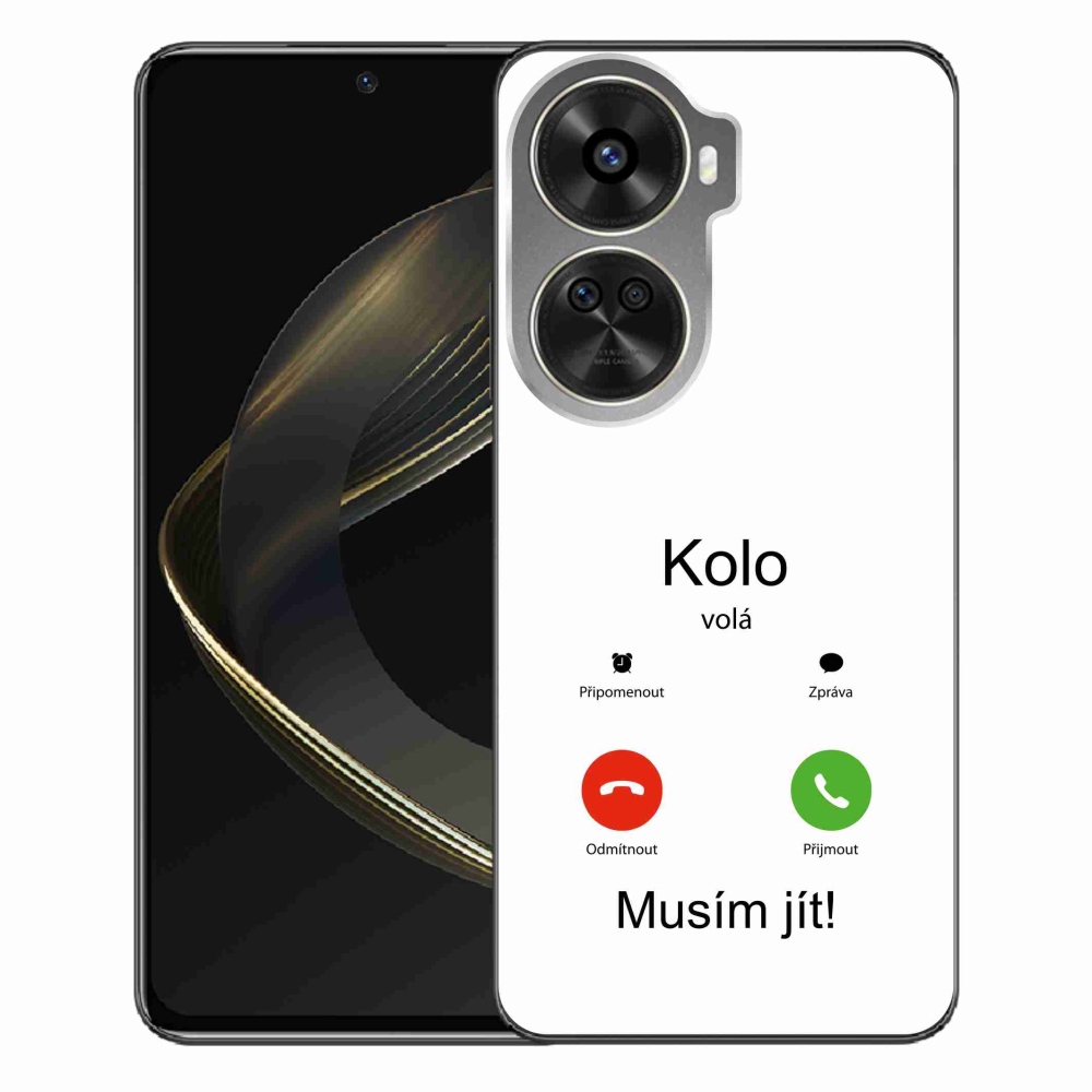 Gél borítás mmCase a Huawei Nova 12 SE-n - a kerék fehér háttérrel hívja a kereket