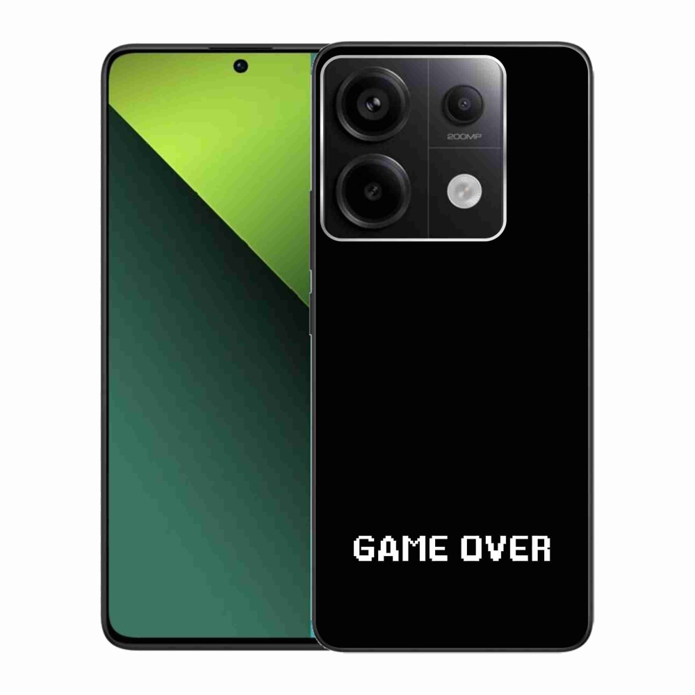 Gél borítás mmCase a Xiaomi Redmi Note 13 Pro 5G/Poco X6 5G számára - játék fekete háttérrel