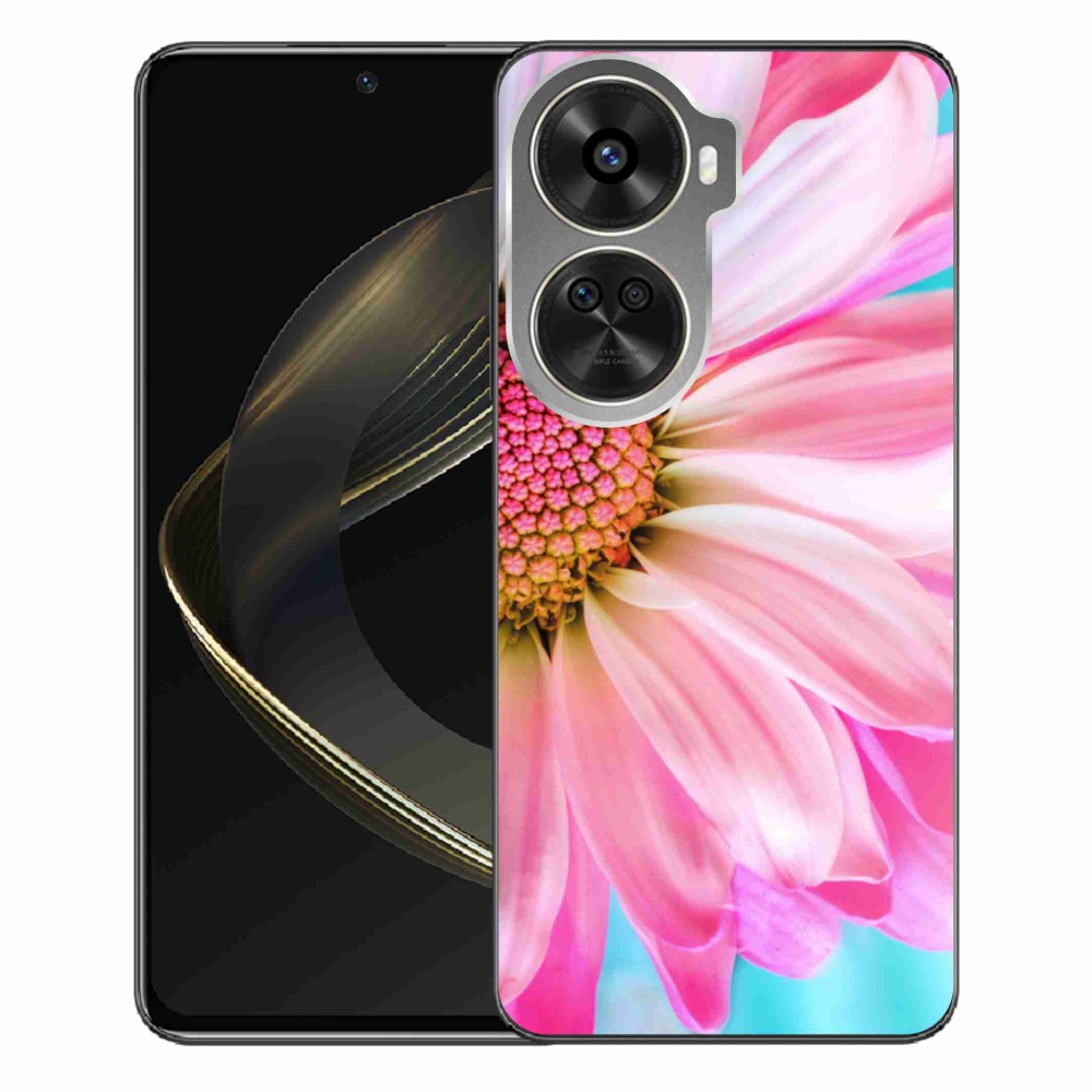 Gél borítás mmCase a Huawei Nova 12 SE-hez - rózsaszín virág