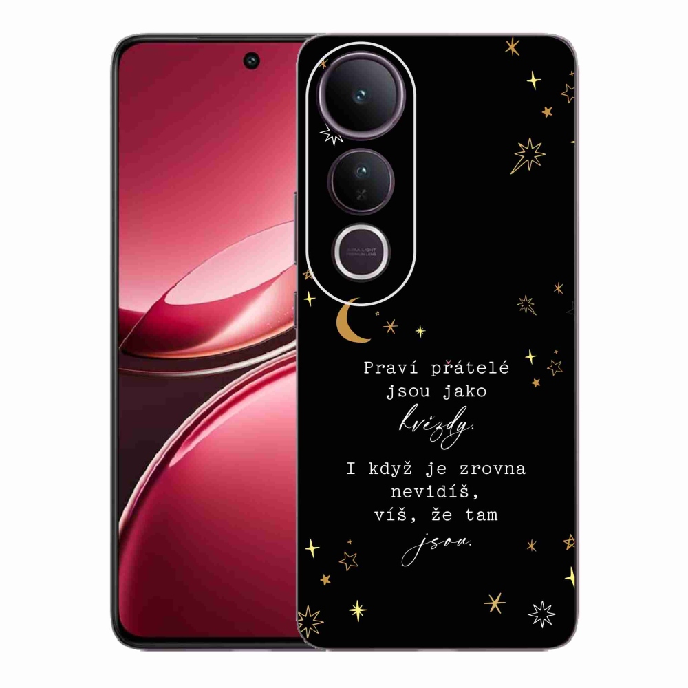 Gél borítás mmCase a Vivo V50 Lite 4G/5G - idézem 6 fekete háttérrel