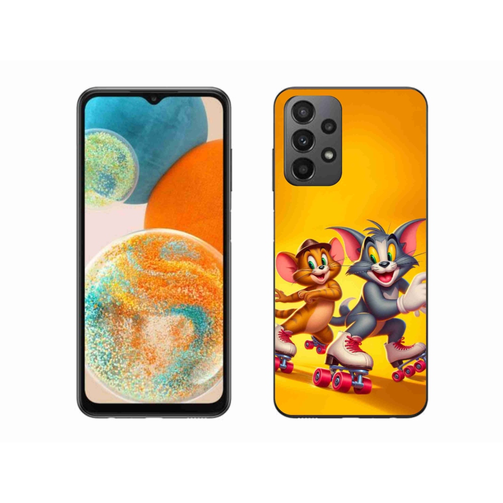 Zselés borítás mmCase Samsung Galaxy A23 4G/5G készülékhez - tom and jerry