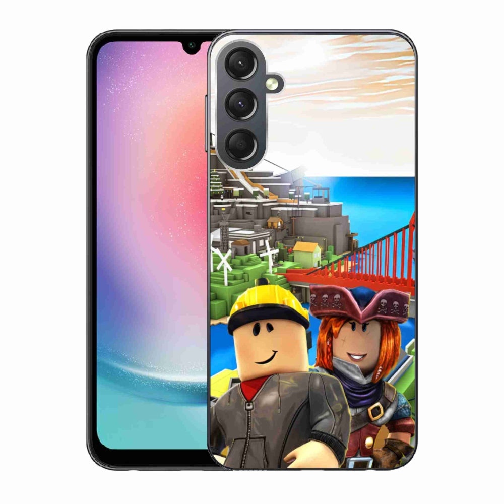 Zselés borítás mmCase Samsung Galaxy A24 készülékhez - roblox 1