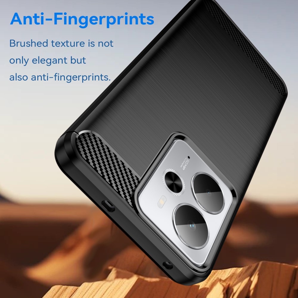 Szénálló zselés tok a Realme 14 5G/14T 5G készülékhez - fekete