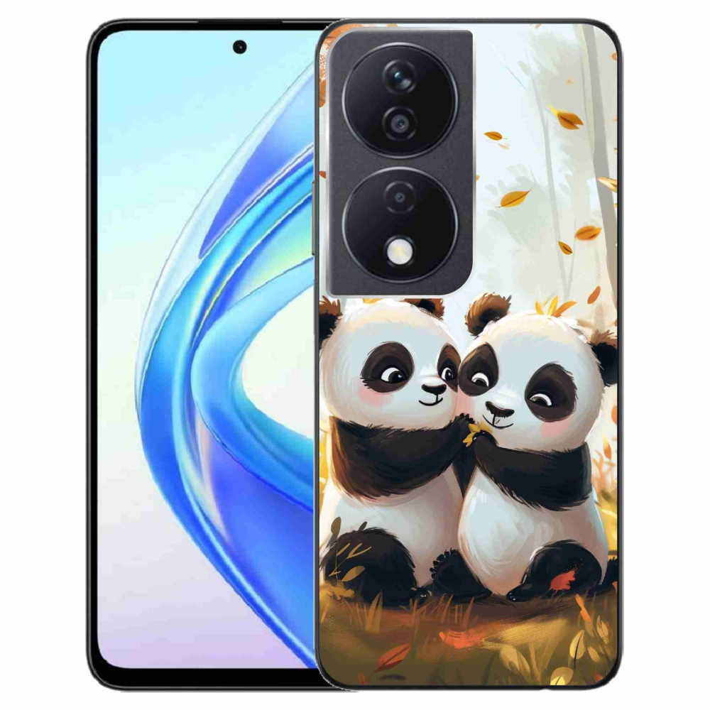 Zselés borítás mmCase a Honor X7b/Honor 90 Smart készülékhez - pandák