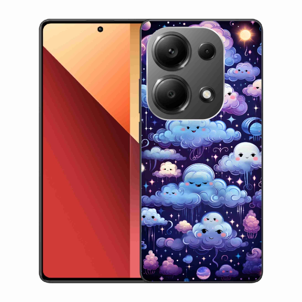 Gél borítás mmCase a Xiaomi Redmi Note 13 Pro 4G/Poco M6 Pro - felhőkhöz