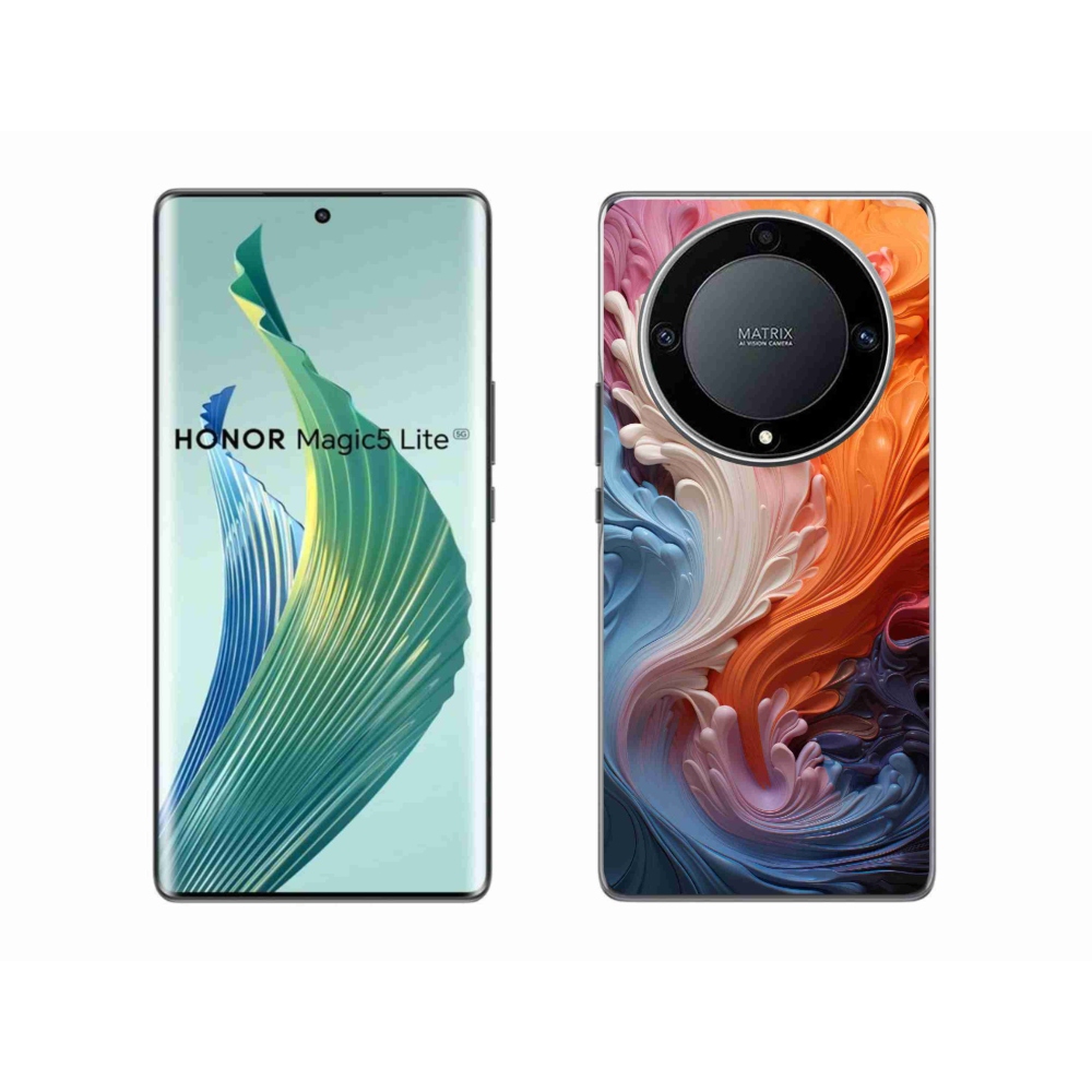 Gél borítás mmCase a Honor Magic 5 Lite 5G számára - absztrakt motívum 8
