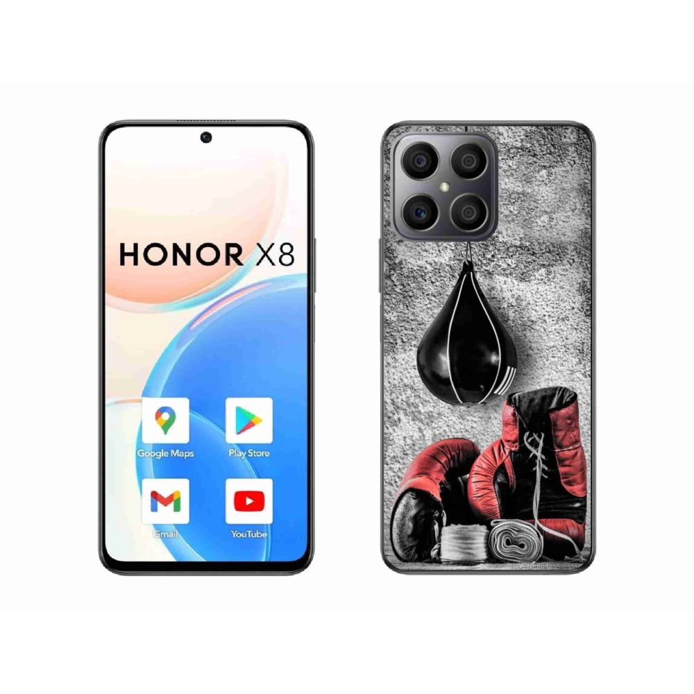 Zselés borítás mmCase a Honor X8 4G-hez - bokszzsák és kesztyűk