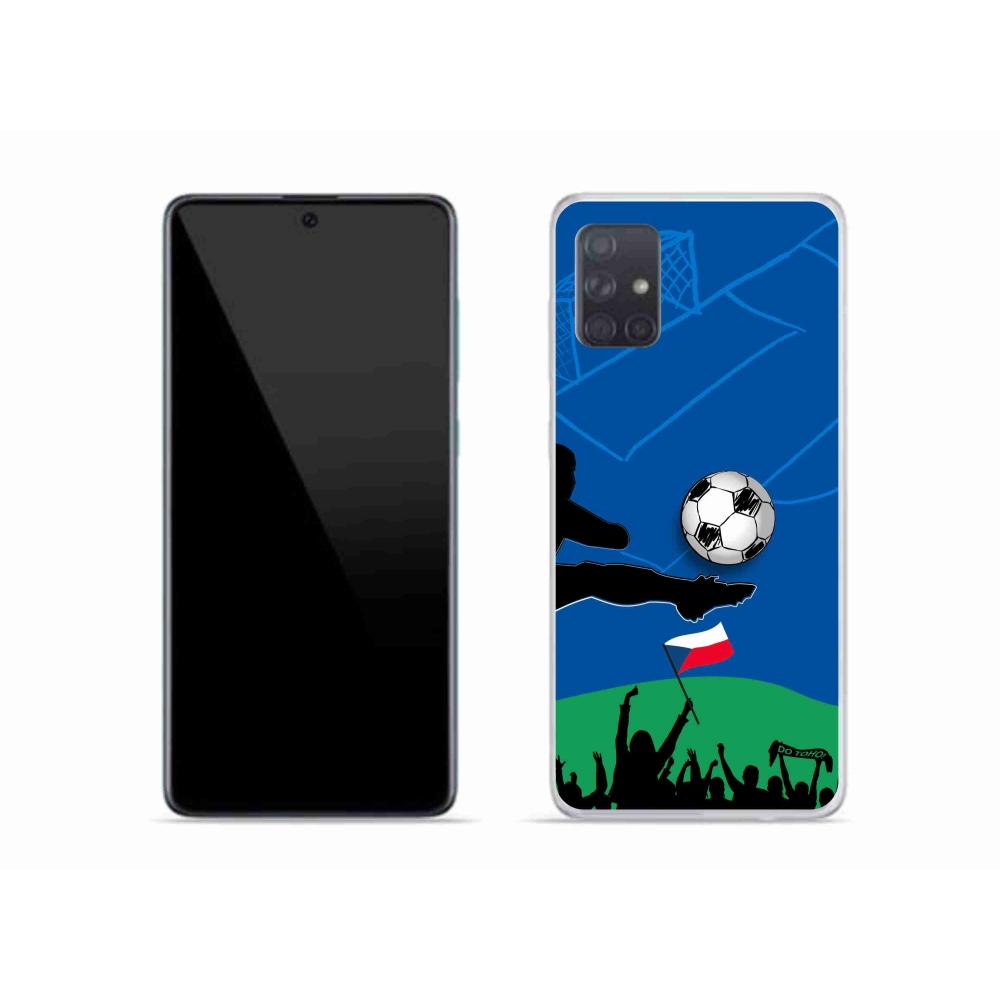 Gél borítás mmCase Samsung Galaxy A51 - futballszurkolók számára