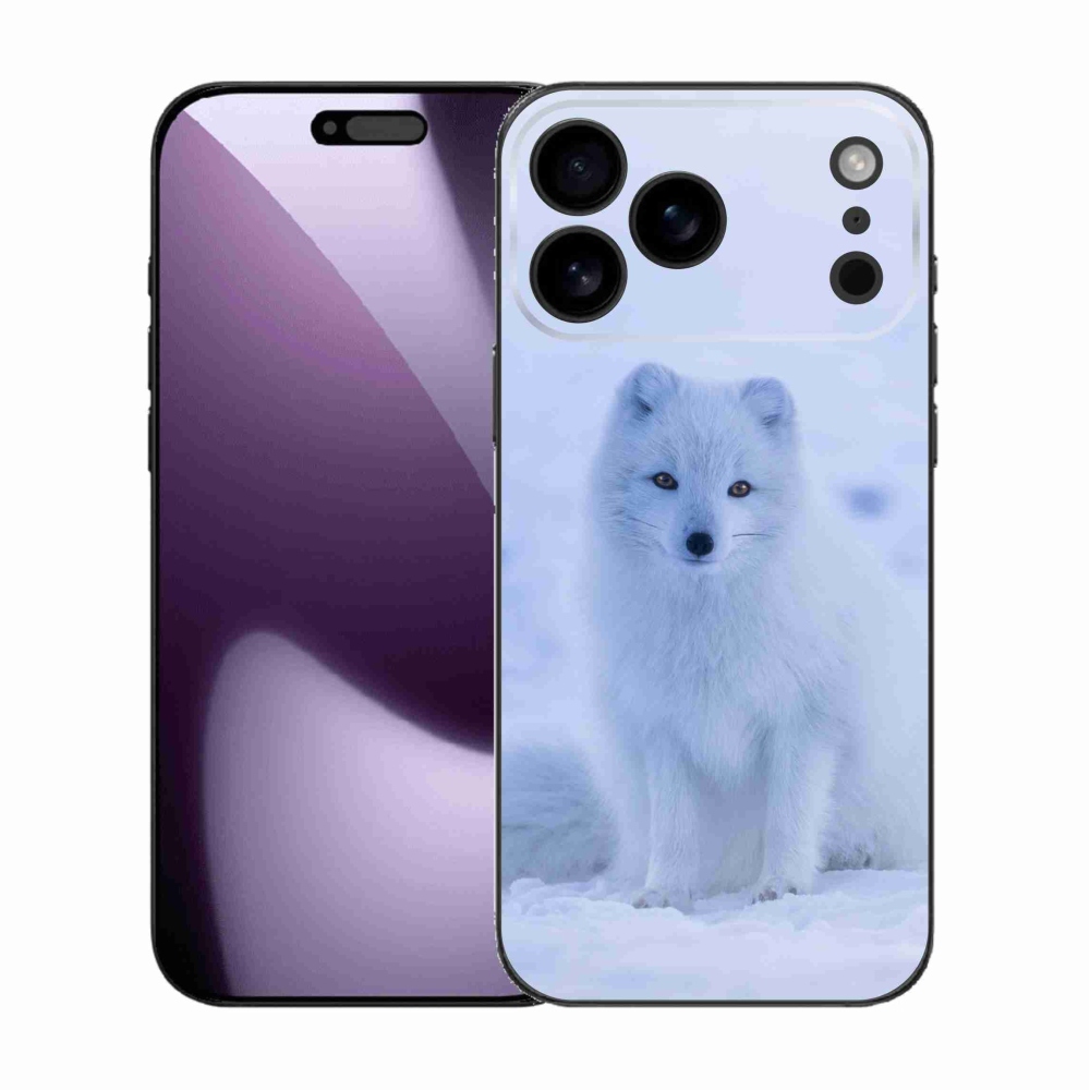 Zselés borítás mmCase iPhone 17 Pro Max készülékhez - polár róka